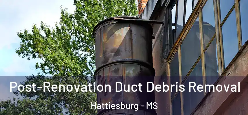  Post-Renovation Duct Debris Removal Hattiesburg - MS